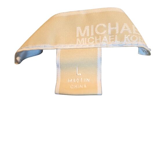 Michael Kors Large Black Women's Top Blouse Long Fan Sleeves Misses Size 12 14 L - Picture 4 of 9